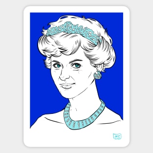 Lady D Sticker